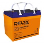 AGM аккумулятор DELTA DTM 1233 L